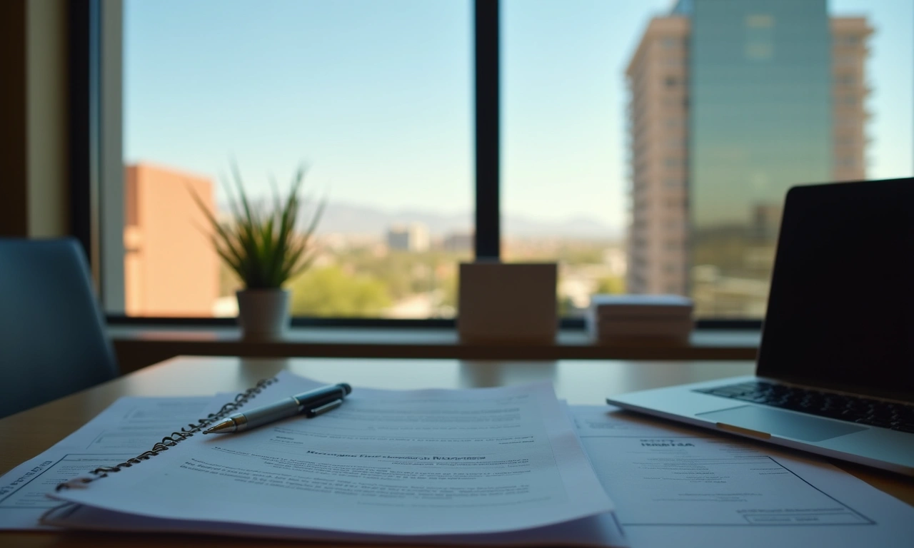 El Paso business owner applying for HUBZone certification and small business grants at computer