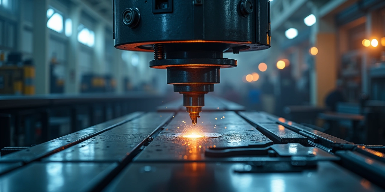 CNC machining equipment in El Paso manufacturing facility with operators